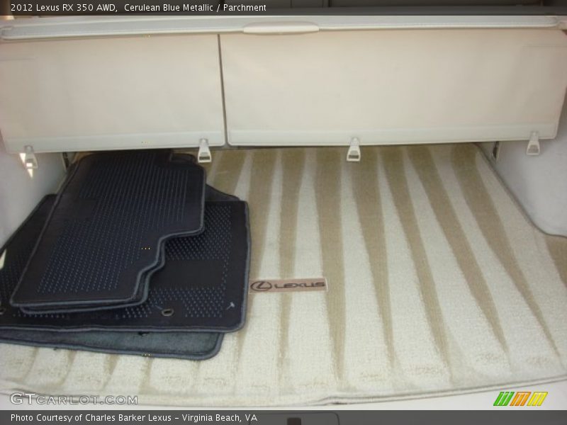 Cerulean Blue Metallic / Parchment 2012 Lexus RX 350 AWD