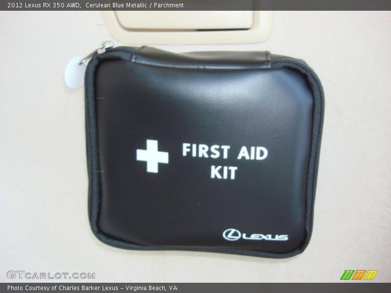 Cerulean Blue Metallic / Parchment 2012 Lexus RX 350 AWD