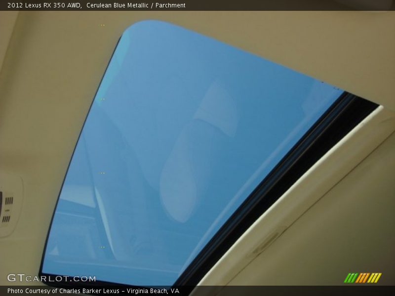 Cerulean Blue Metallic / Parchment 2012 Lexus RX 350 AWD