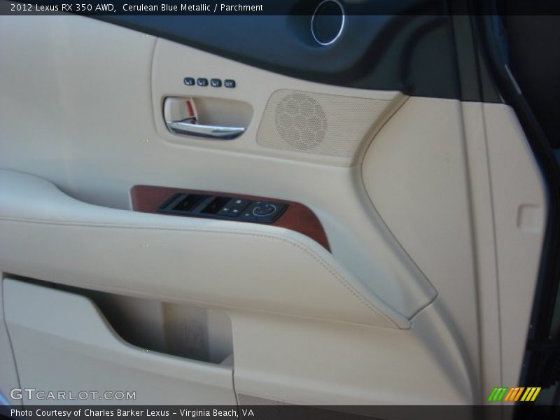 Cerulean Blue Metallic / Parchment 2012 Lexus RX 350 AWD