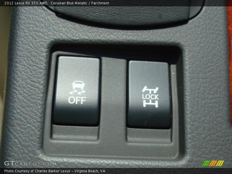 Cerulean Blue Metallic / Parchment 2012 Lexus RX 350 AWD