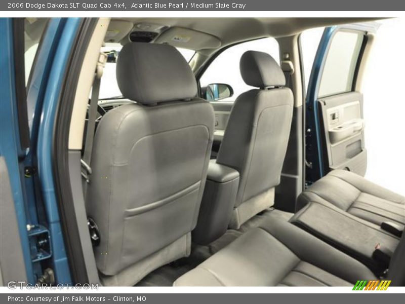 Atlantic Blue Pearl / Medium Slate Gray 2006 Dodge Dakota SLT Quad Cab 4x4