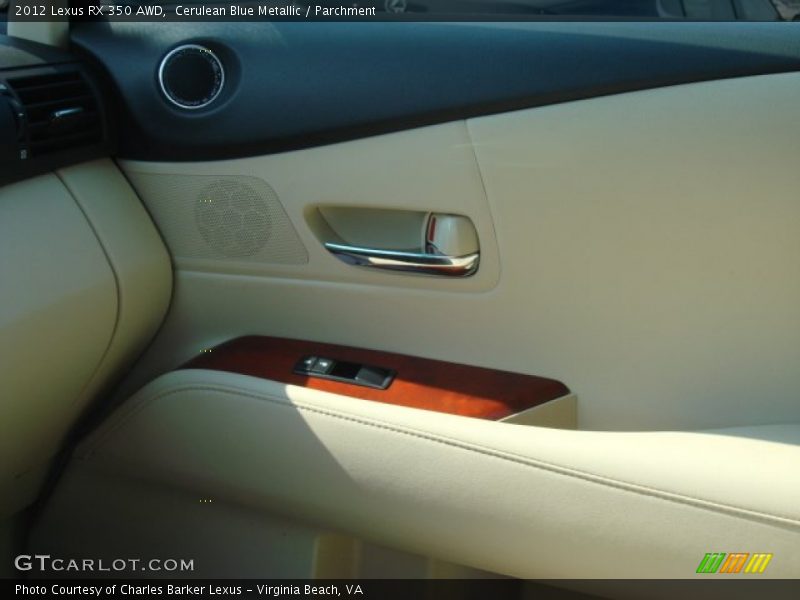 Cerulean Blue Metallic / Parchment 2012 Lexus RX 350 AWD