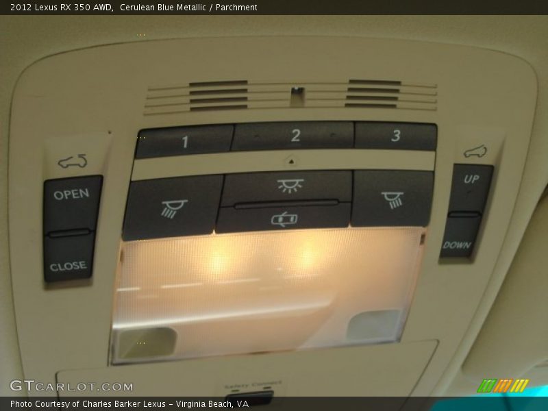 Cerulean Blue Metallic / Parchment 2012 Lexus RX 350 AWD