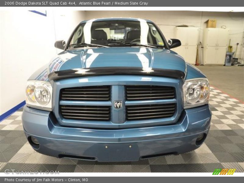 Atlantic Blue Pearl / Medium Slate Gray 2006 Dodge Dakota SLT Quad Cab 4x4