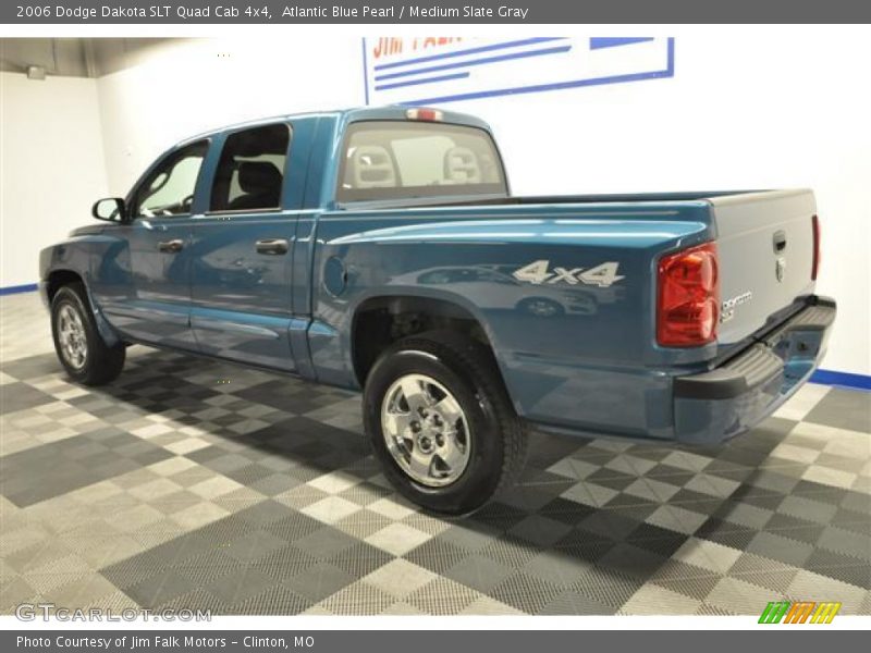 Atlantic Blue Pearl / Medium Slate Gray 2006 Dodge Dakota SLT Quad Cab 4x4