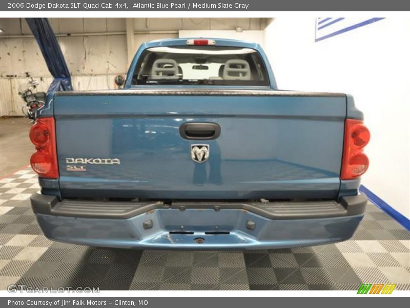 Atlantic Blue Pearl / Medium Slate Gray 2006 Dodge Dakota SLT Quad Cab 4x4
