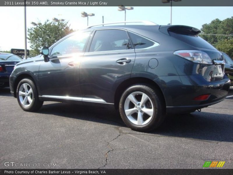 Smokey Granite Mica / Light Gray 2011 Lexus RX 350 AWD