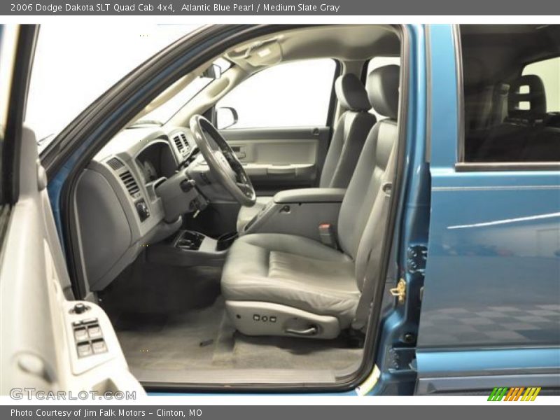 Atlantic Blue Pearl / Medium Slate Gray 2006 Dodge Dakota SLT Quad Cab 4x4