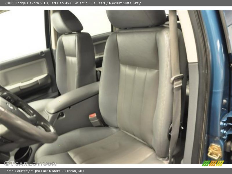 Atlantic Blue Pearl / Medium Slate Gray 2006 Dodge Dakota SLT Quad Cab 4x4