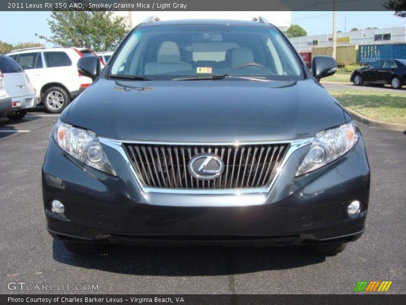Smokey Granite Mica / Light Gray 2011 Lexus RX 350 AWD
