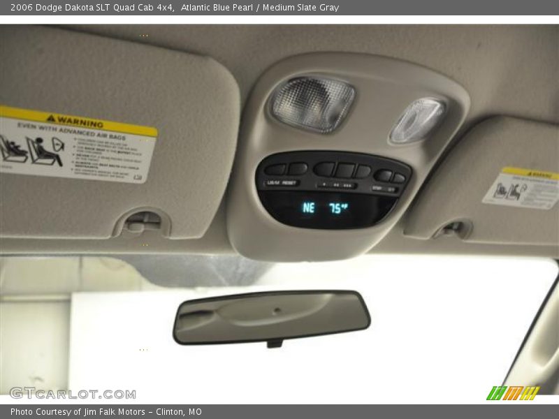 Atlantic Blue Pearl / Medium Slate Gray 2006 Dodge Dakota SLT Quad Cab 4x4