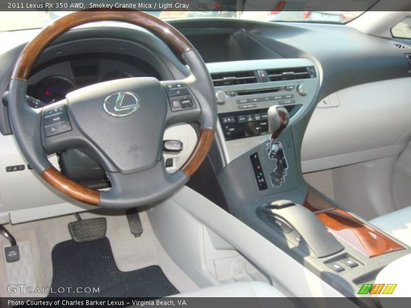 Smokey Granite Mica / Light Gray 2011 Lexus RX 350 AWD