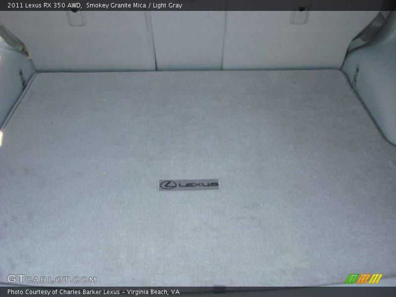 Smokey Granite Mica / Light Gray 2011 Lexus RX 350 AWD