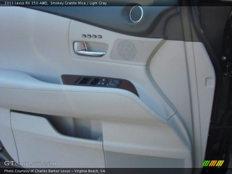 Smokey Granite Mica / Light Gray 2011 Lexus RX 350 AWD