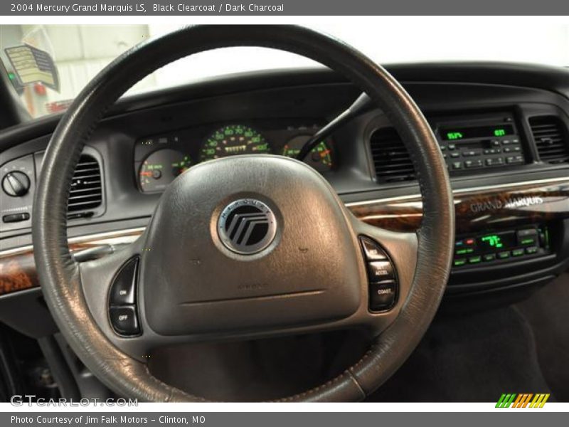 Black Clearcoat / Dark Charcoal 2004 Mercury Grand Marquis LS