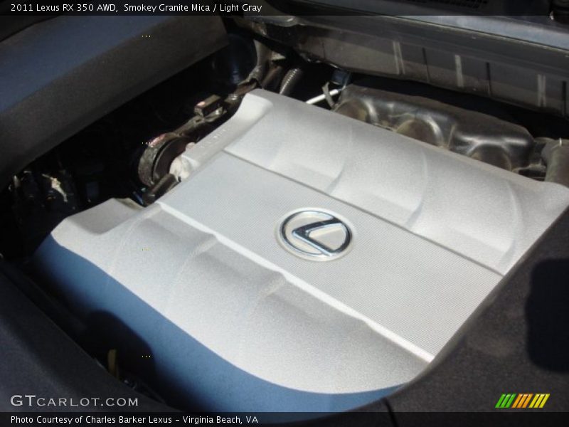 Smokey Granite Mica / Light Gray 2011 Lexus RX 350 AWD