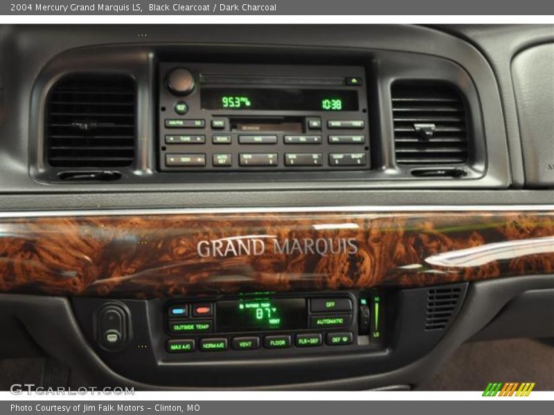 Black Clearcoat / Dark Charcoal 2004 Mercury Grand Marquis LS