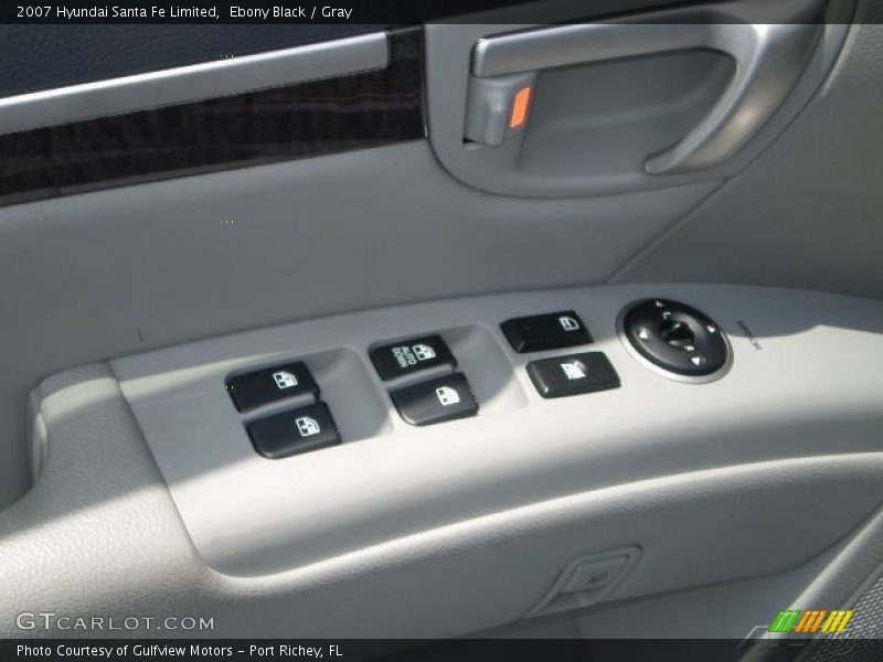 Ebony Black / Gray 2007 Hyundai Santa Fe Limited
