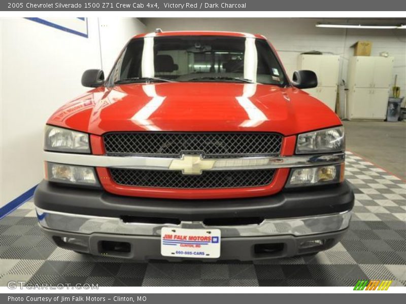 Victory Red / Dark Charcoal 2005 Chevrolet Silverado 1500 Z71 Crew Cab 4x4