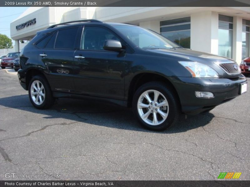 Smokey Granite / Black 2009 Lexus RX 350 AWD