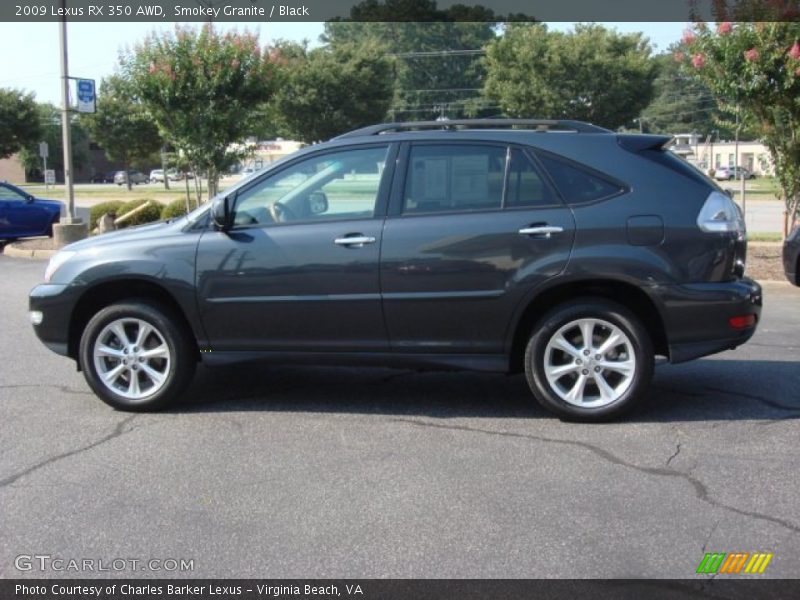 Smokey Granite / Black 2009 Lexus RX 350 AWD