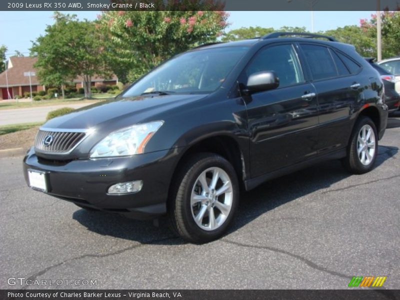 Smokey Granite / Black 2009 Lexus RX 350 AWD