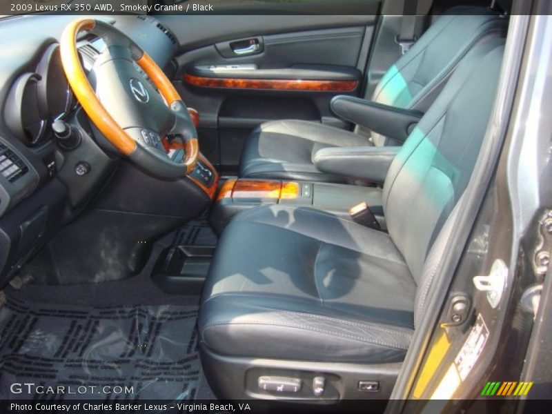 Smokey Granite / Black 2009 Lexus RX 350 AWD