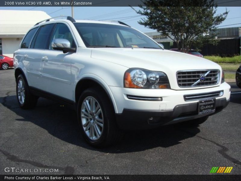 Ice White / Sandstone 2008 Volvo XC90 V8 AWD