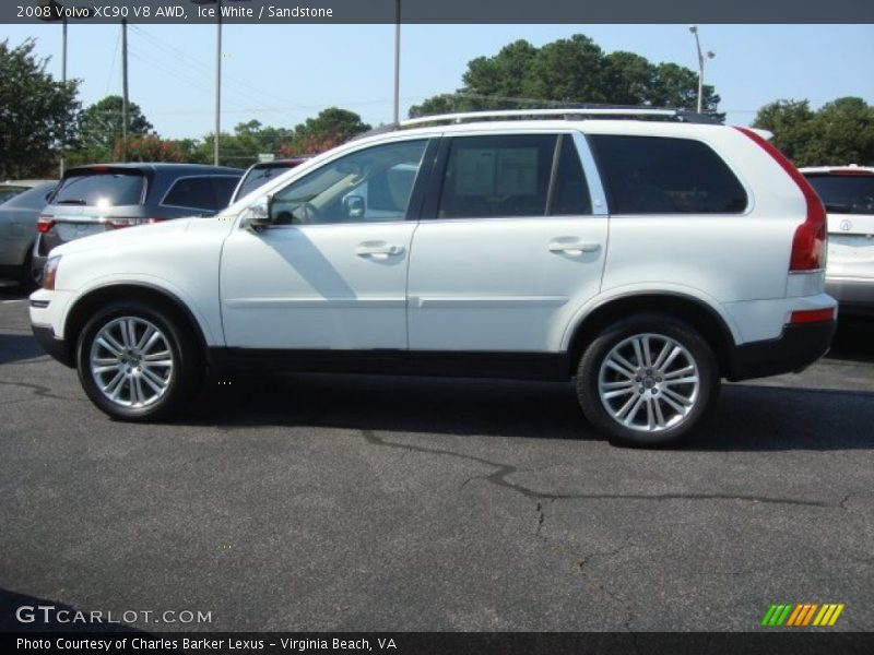 Ice White / Sandstone 2008 Volvo XC90 V8 AWD