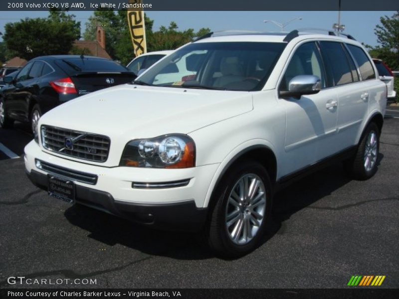 Ice White / Sandstone 2008 Volvo XC90 V8 AWD