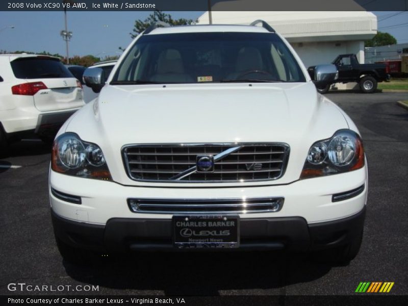 Ice White / Sandstone 2008 Volvo XC90 V8 AWD