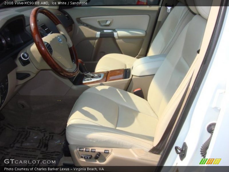 Ice White / Sandstone 2008 Volvo XC90 V8 AWD