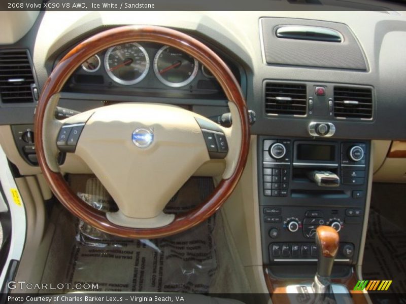 Ice White / Sandstone 2008 Volvo XC90 V8 AWD