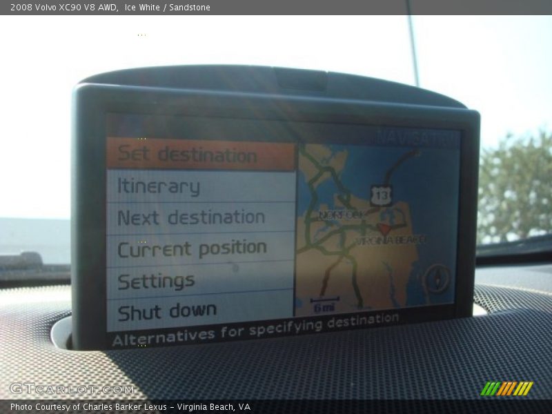 Ice White / Sandstone 2008 Volvo XC90 V8 AWD