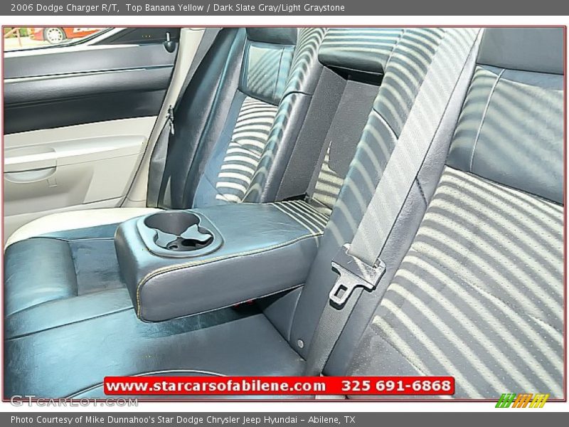 Top Banana Yellow / Dark Slate Gray/Light Graystone 2006 Dodge Charger R/T