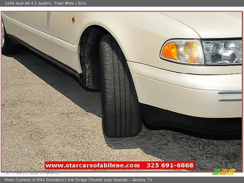 Pearl White / Ecru 1999 Audi A8 4.2 quattro