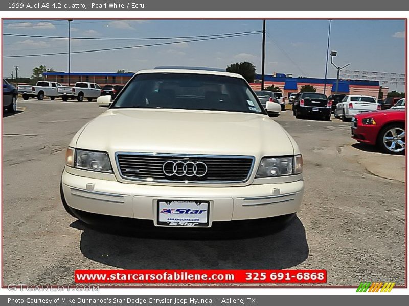 Pearl White / Ecru 1999 Audi A8 4.2 quattro