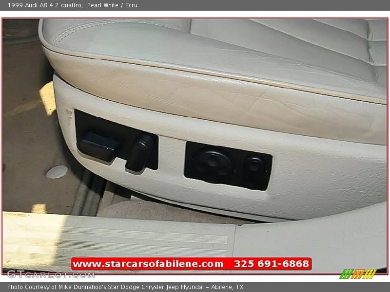 Pearl White / Ecru 1999 Audi A8 4.2 quattro