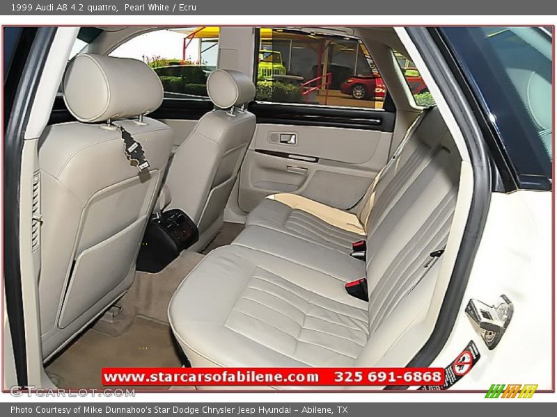 Pearl White / Ecru 1999 Audi A8 4.2 quattro