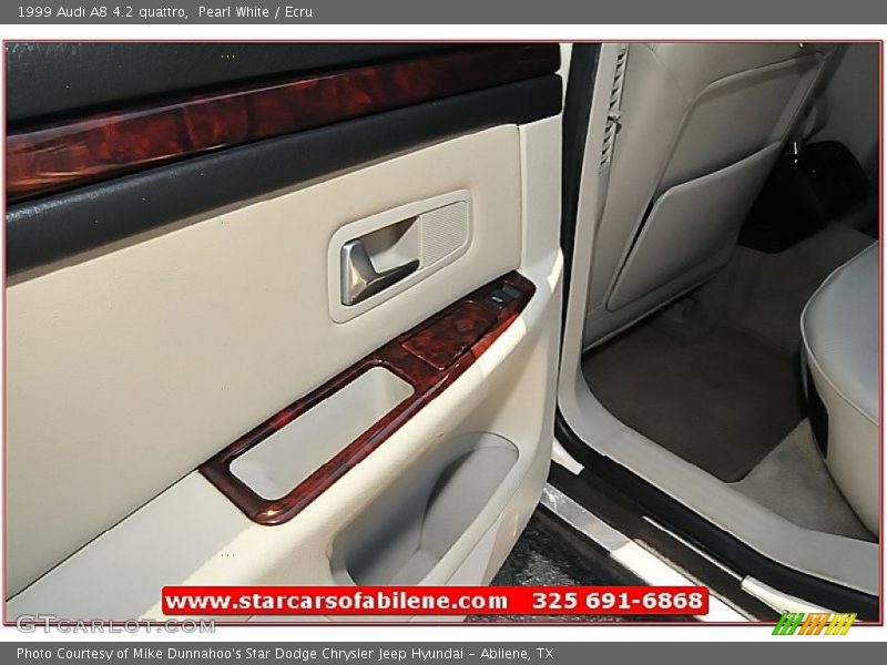Pearl White / Ecru 1999 Audi A8 4.2 quattro