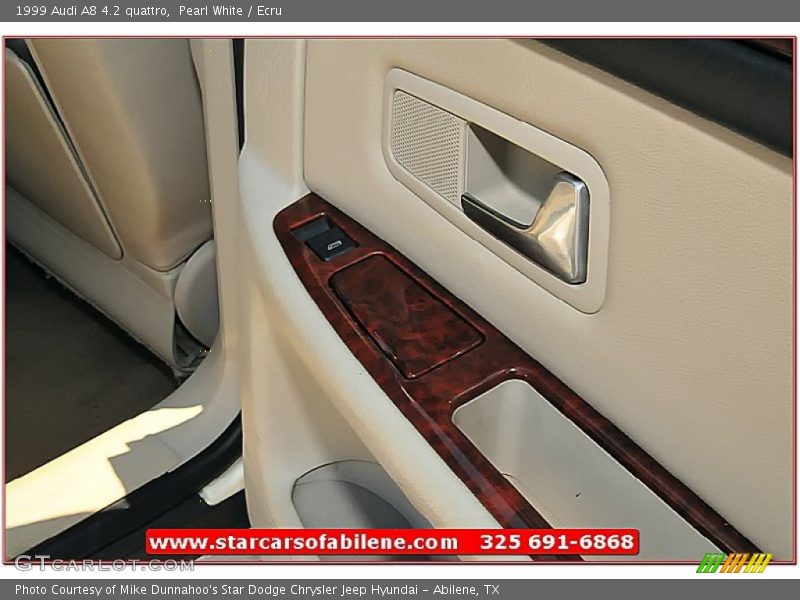Pearl White / Ecru 1999 Audi A8 4.2 quattro