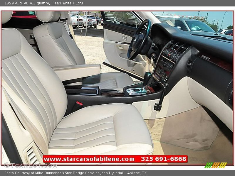 Pearl White / Ecru 1999 Audi A8 4.2 quattro