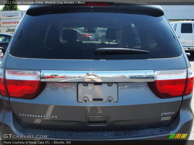 Mineral Gray Metallic / Black 2011 Dodge Durango Crew