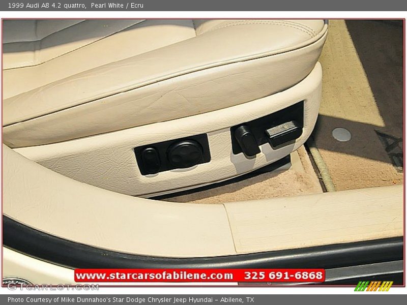 Pearl White / Ecru 1999 Audi A8 4.2 quattro