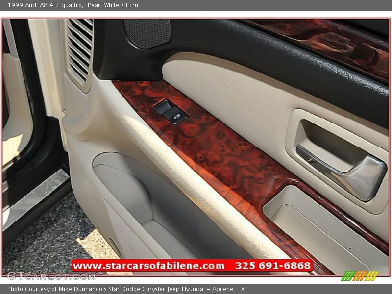 Pearl White / Ecru 1999 Audi A8 4.2 quattro