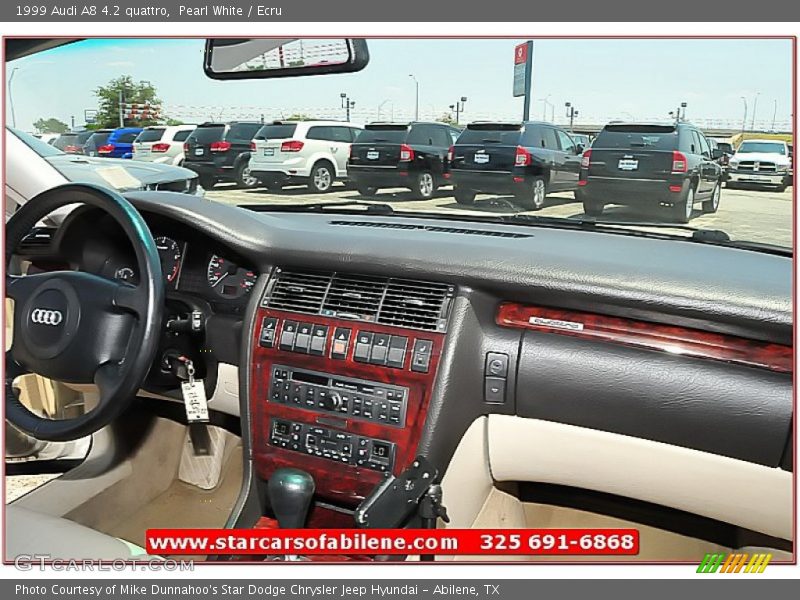 Pearl White / Ecru 1999 Audi A8 4.2 quattro