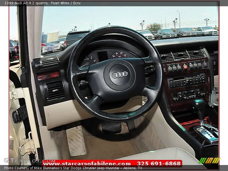 Pearl White / Ecru 1999 Audi A8 4.2 quattro