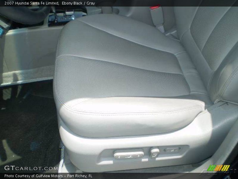 Ebony Black / Gray 2007 Hyundai Santa Fe Limited