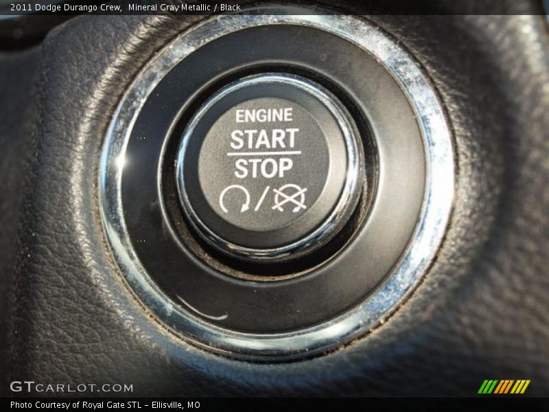 Mineral Gray Metallic / Black 2011 Dodge Durango Crew